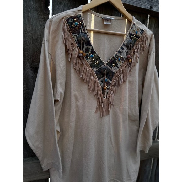 Vintage Womens Westen style Cactus tag one size all fits LARGE - Picture 2 of 6